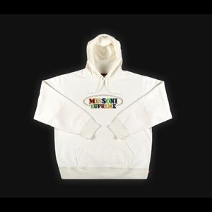 Supreme X Missoni hooded sweatshirt “white”